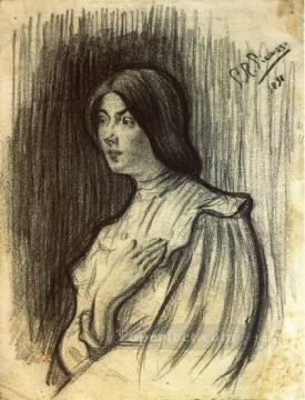 klimt portrait Painting - Portrait Lola 1898 Pablo Picasso